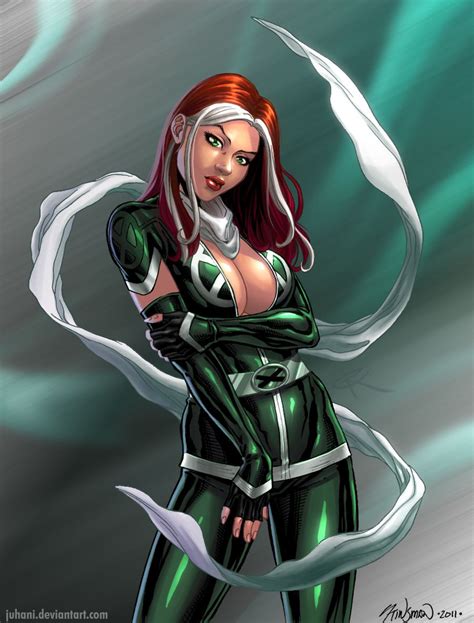 Rogue By Juhani On Deviantart Superhero Comic Marvel Rogue Comics Girls