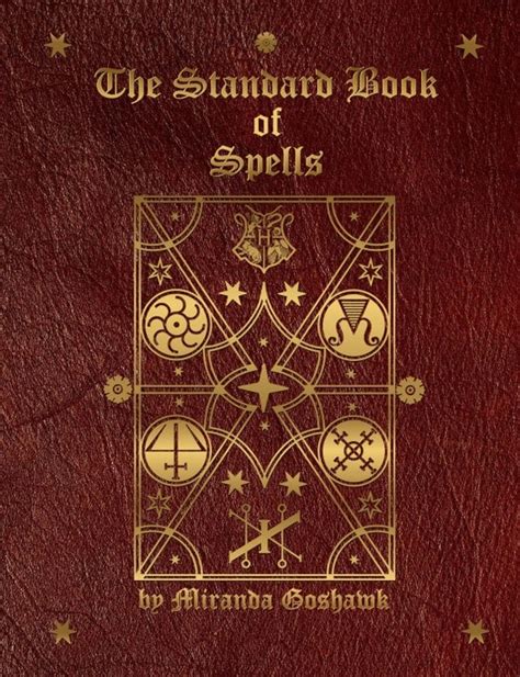 Harry Potter Spell Book Hogwarts Standard Book By Muggletonshop
