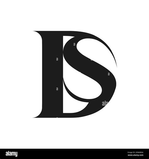 Initial Letter Ds Logo Or Sd Logo Vector Design Template Stock Vector