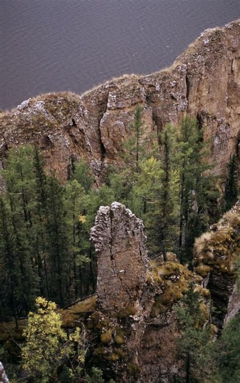 The Lena Pillars In Lenskie Stolby National Nature Park Yakutia