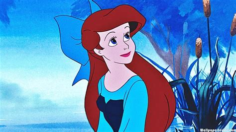 Hd Disney Princess Ariel Blue Dress Wallpaper Download Free 139097