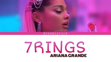 Ariana Grande 7rings Lyrics Youtube