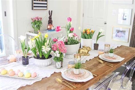 A Simple And Fresh Easter Table