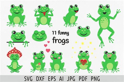 Cute Frog Svg Files For Cricut Funny Animal Svg 1934804