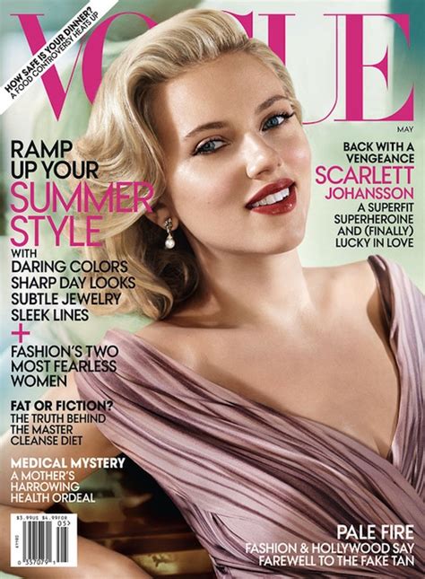 Scarlett Johansson Covers Us Vogue May 2012 Cocos Tea Party