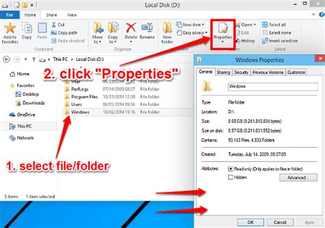 Quickly Access Properties Of Files And Folders In Windows 10
