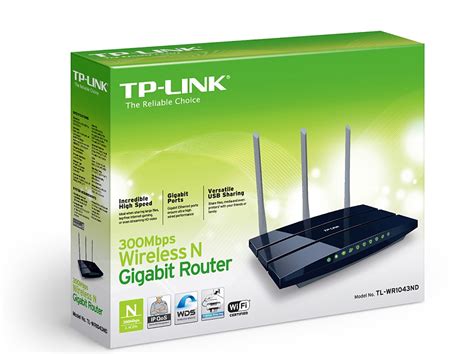 Tl Wr1043nd 300mbps Wireless N Gigabit Router Tp Link Sri Lanka