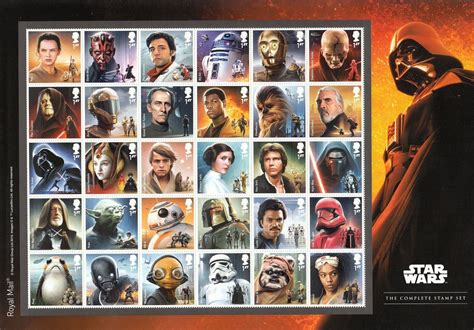 Star Wars Postage Stamps