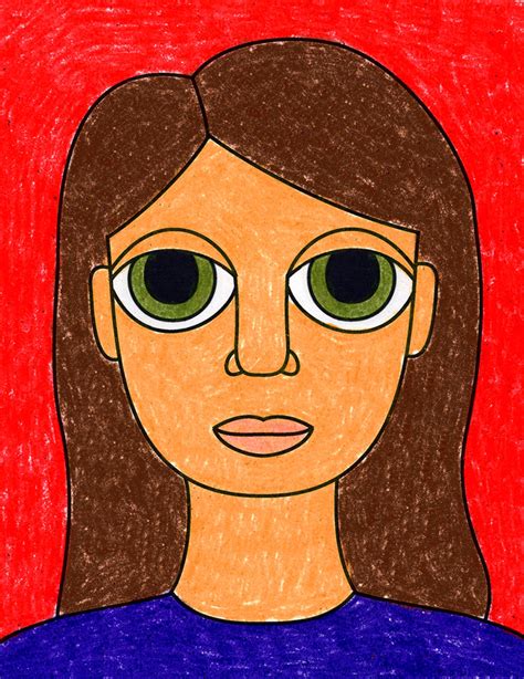 Easy How To Draw Self Portraits For Kids With Step By Step Directions