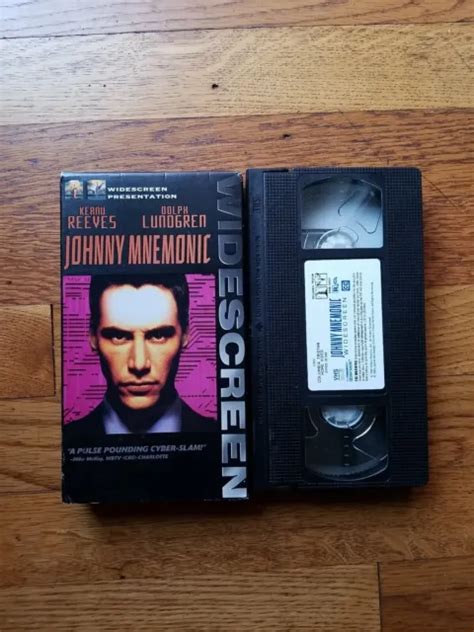 Tested Rare Htf Widescreen Vhs Johnny Mnemonic Keanu Reeves Dolph My Xxx Hot Girl