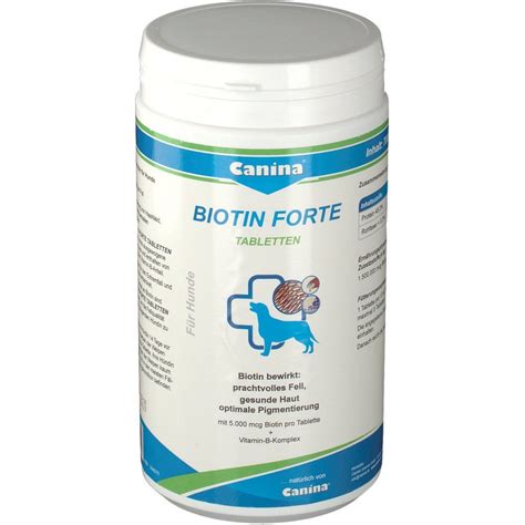 Moreover, biotin also increases the elasticity of cortex of a hair, thereby, preventing and minimizing hair breakage. Canina® Biotin Forte 700 g - shop-apotheke.com