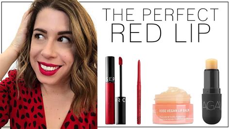 How To Apply The Perfect Red Lip A Makeup Tutorial Youtube