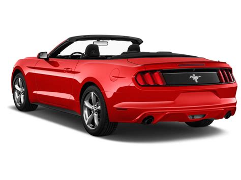 Image 2016 Ford Mustang 2 Door Convertible V6 Angular Rear Exterior