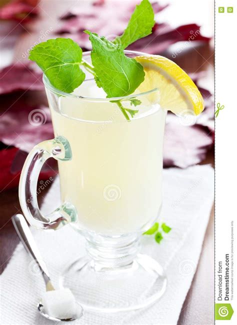 Hot Lemon Stock Image Image Of Glass Lemon Beverage 16700259