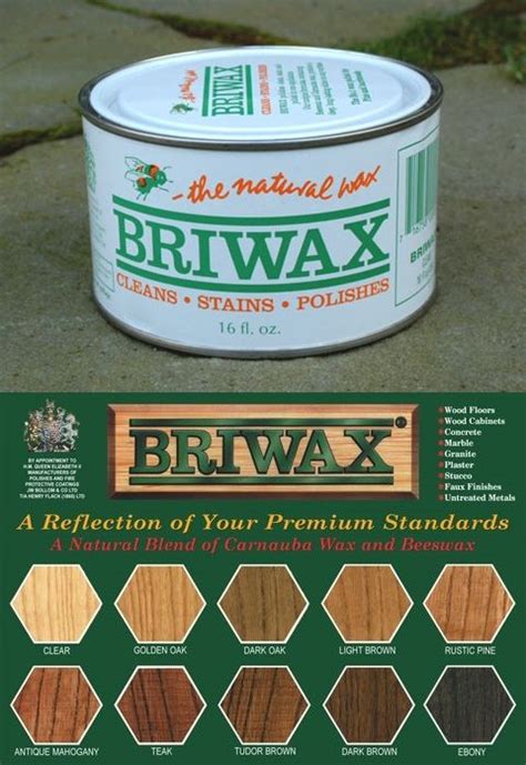 Known As The Worlds Premier Finishing Wax Briwax Is A Blend Of