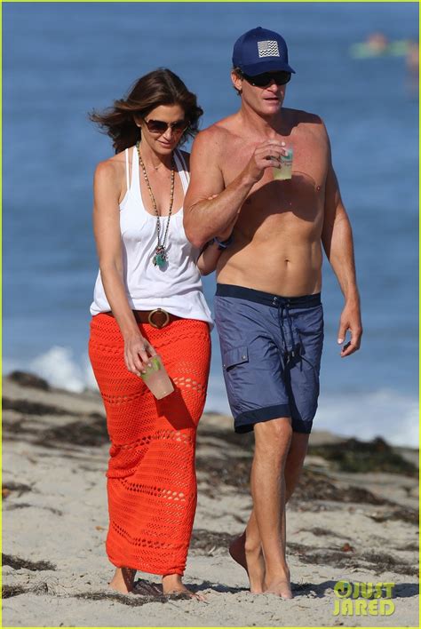 Cindy Crawford Rande Gerber Are A Beautiful Beach Couple Photo