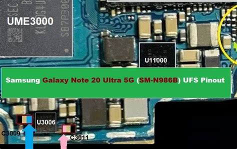 Samsung Galaxy Note 20 Ultra 5g Sm N986b Ufs Pinout