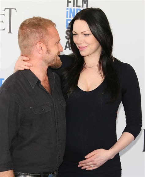 Laura Prepon Cradles Her Baby Bump At The Spirit Awards With Ben Foster