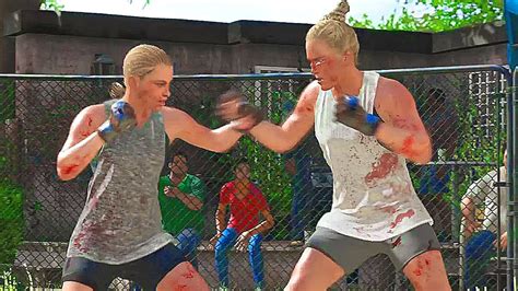 Backyard Female Fight Paige Vanzant Vs Holly Holm Ufc 4 2020 Ps4