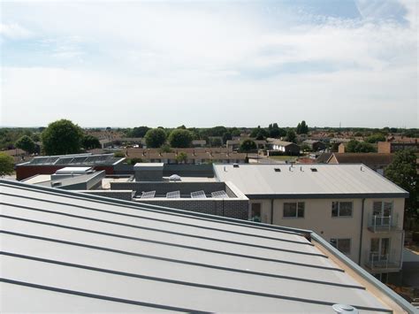 Aesthetic Rooftop With Standing Seam Iko Polymeric