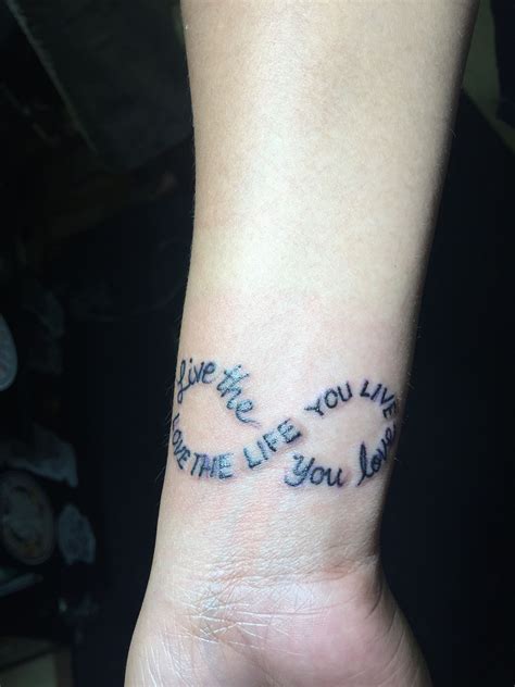 Infinity Wrist Tattoo Grey Ink Tattoos Wrist Tattoos Body Art Tattoos