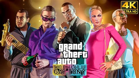 Gta 4 The Ballad Of Gay Tony Full Game Walkthrough 4k 60fps Youtube