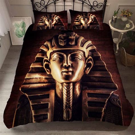 Duvet Cover Set Egyptian Culture Egyptian Pharaoh Bedding Sets Etsy