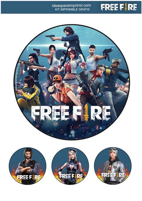 Free fire is the ultimate survival shooter game available on mobile. KIT de cumpleaños de FREE FIRE imprimible GRATIS. Incluye ...