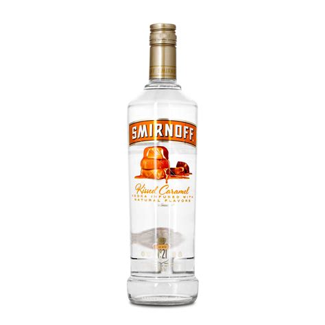 Spirit caramel flavoured vodka alcohol by volume: Smirnoff Kissed Caramel 0.7L (30% Vol.) - Smirnoff - Vodka