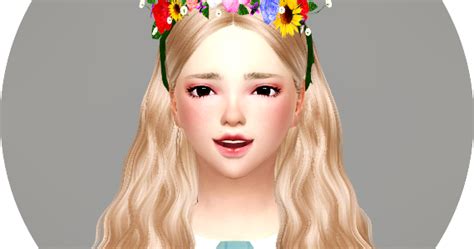 Sims 4 Ccs The Best Flower Crown For Boys And Girls By Marigold