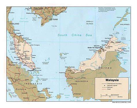 Large Detailed Political And Administrative Map Of Malaysia Malaysia