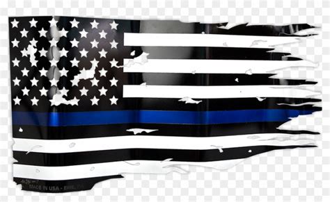 The Thin Blue Line American Flag Blue Line American Flag Png