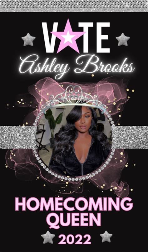 Vote Homecoming Queen Homecoming Prom Birthday Flyer Etsy