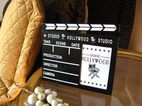 Hollywood Photo Frame And Clapper Board From Hollywood