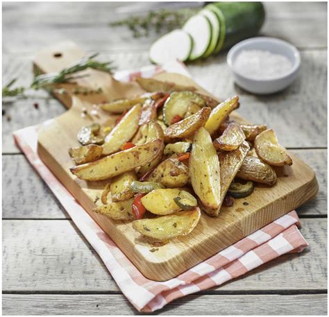 Wedge de pomme de terre et légumes façon plancha