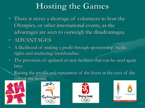 Advantages Of Hosting The Olympics