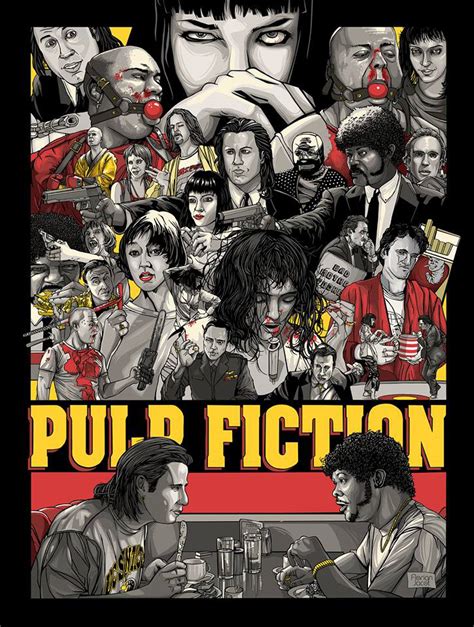 Poster Pulp Fiction On Behance