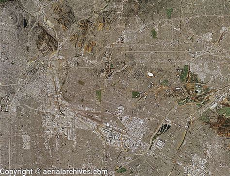 Aerial Photo Map Of Los Angeles California Aerial Archives Aerial