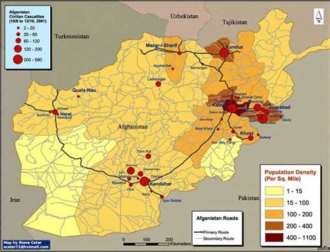 Maybe you would like to learn more about one of these? Spatial Distribution of Afghan Civilian Casualties Caused ...