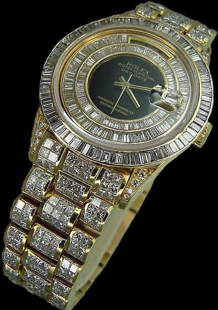 Rolex Presidential 18kt Gold W 75ct Vvs Diamonds