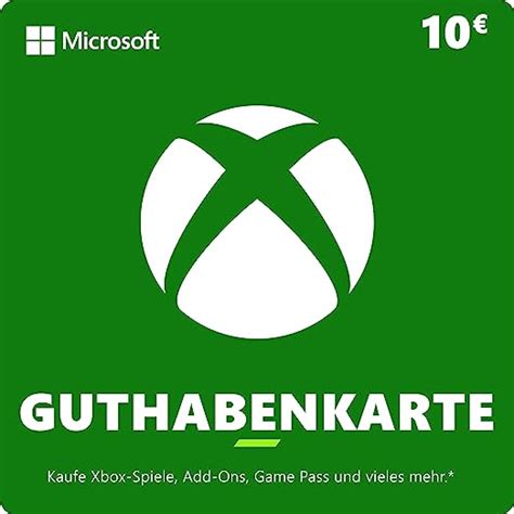 Xbox Live 10 Eur Guthaben Xbox Live Online Code Amazonde Games