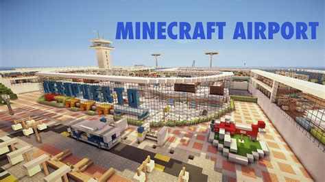 Amazing Minecraft Airport Aeropuerto Minecraft Increíble Youtube
