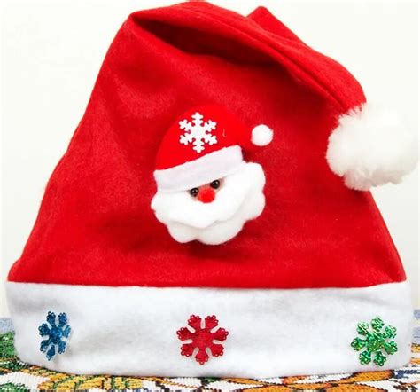 Christmas Holiday Party Decoration Hats Xmas Caps Santa Claus Hat