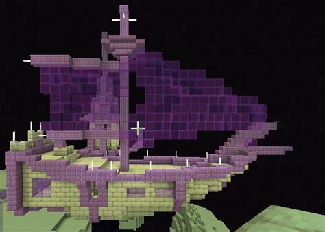 End City Ship I Made Minecraft