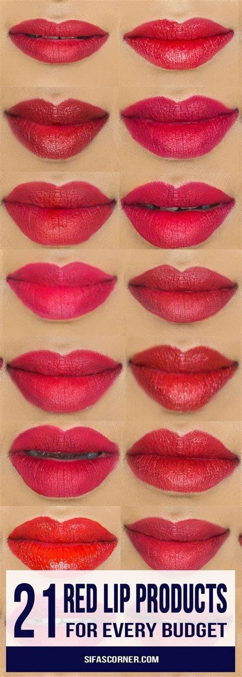 21 Classic Red Lip Colors For Every Budget Sifas Corner Red Lip