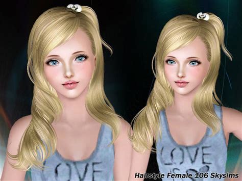 Custom Sims 3 Skysims Hair 106