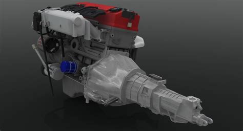 Honda F Series Engine Pack 3d Model Collection Cgtrader