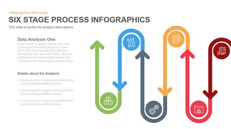 Six Stage Process Infographics Powerpoint Keynote Template