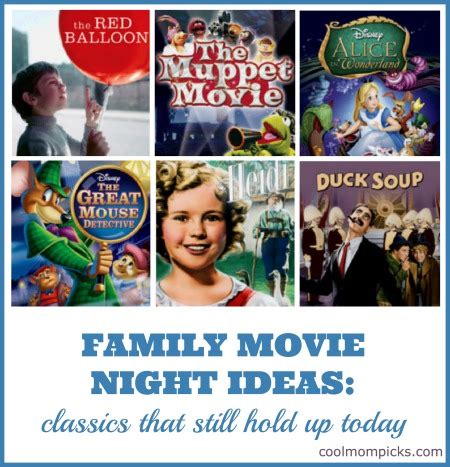 From animated classics to recent releases, the whole family will laugh, cry, and enjoy these films it's friday night and you're trying to find a movie that will entertain not only your kids but yourself. Family Movie Night Ideas: 7 classic kids' movies that ...