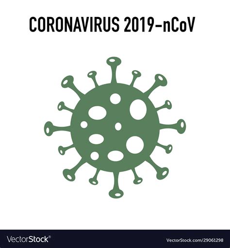 Coronavirus 2019 Ncov Icon Royalty Free Vector Image